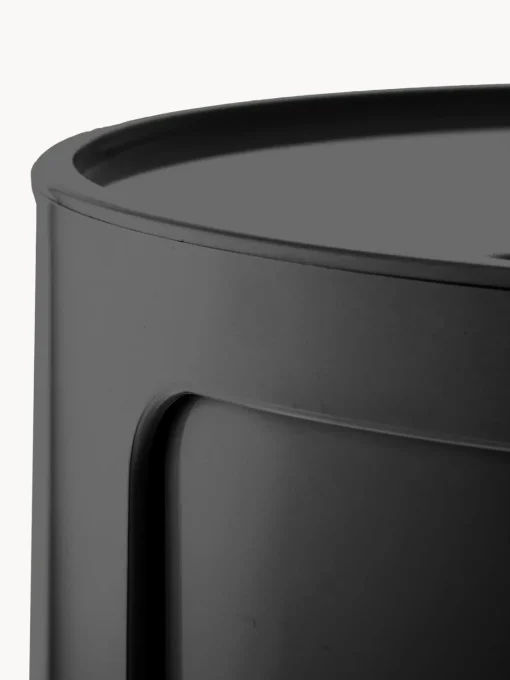 Cajoneras|Mesas Auxiliares>Kartell Contenedor de diseño Componibili, 3 módulos Negro mate