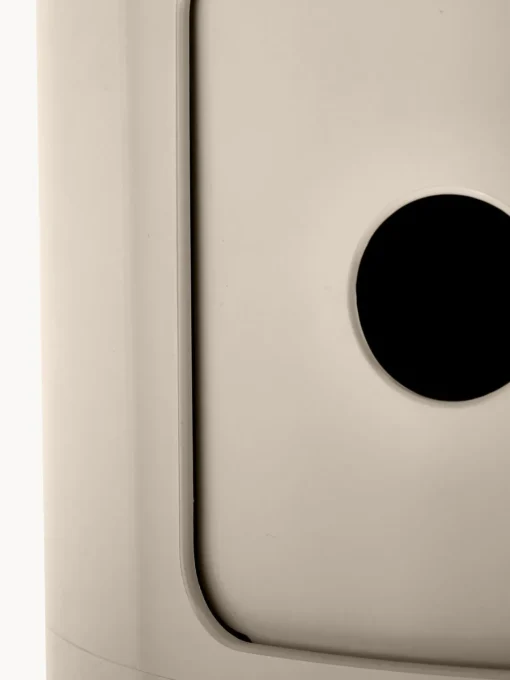Cajoneras|Mesas Auxiliares>Kartell Contenedor de diseño Componibili, 3 módulos Beige mate
