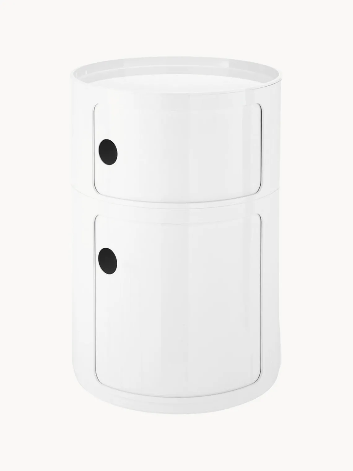 Cajoneras|Mesitas De Noche>Kartell Contenedor de diseño Componibili, 2 módulos Blanco