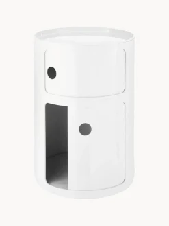 Cajoneras|Mesitas De Noche>Kartell Contenedor de diseño Componibili, 2 módulos Blanco