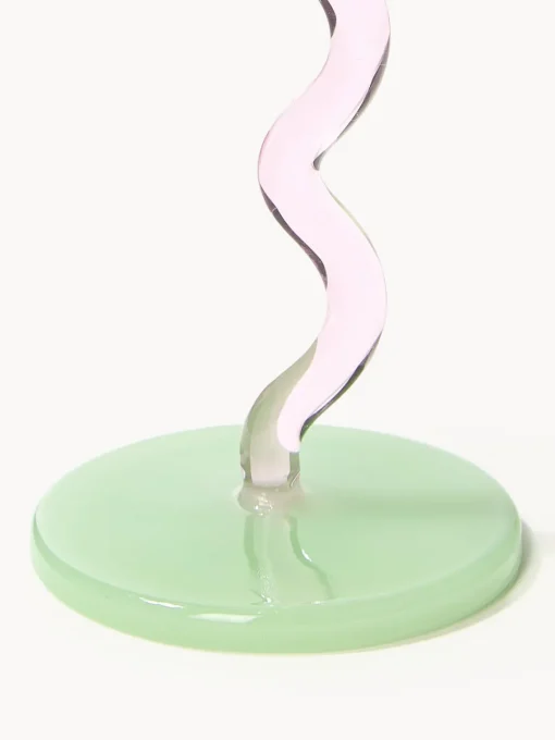 Copas De Cóctel|Vajillas Completas>&k Amsterdam Copas de cóctel de vidrio de borosilicato Curve, 2 uds. Transparente, lila, verde claro