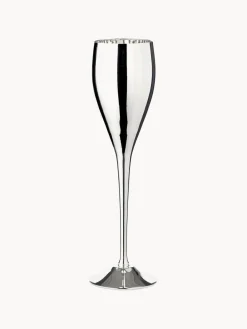 Copas De Champagne|Vajillas Completas>Edzard Copas de champán artesanales Dodo, 2 uds. Plateado