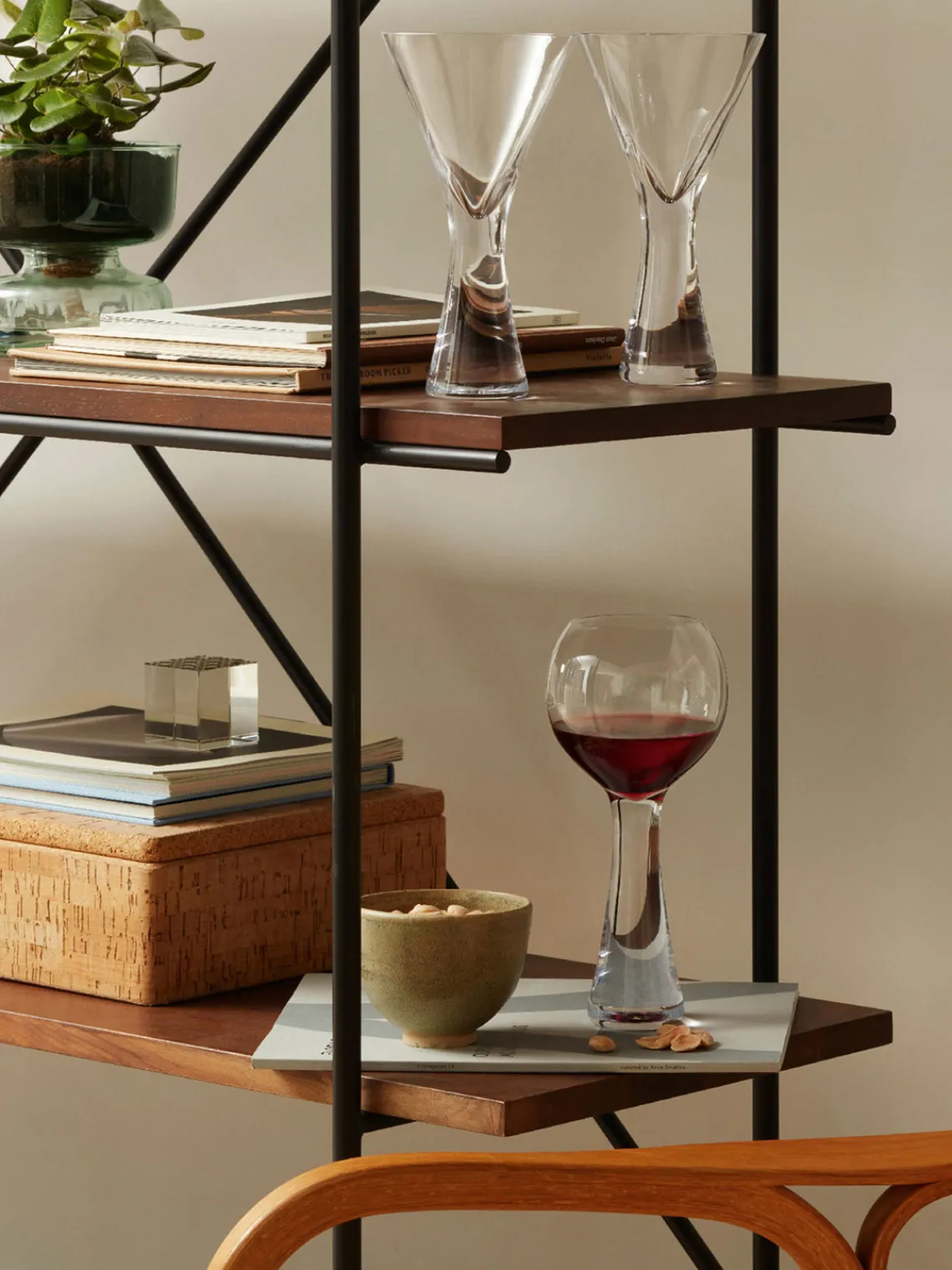 Discount Copas de licor sopladas Moya, 2 uds. Copas De Cóctel|Vajillas Completas