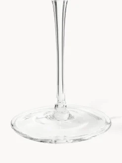 Copas De Vino|Vajillas Completas></noscript>Westwing Collection Copas de vino blanco de vidrio soplado Ellery, 4 uds. Transparente con borde dorado