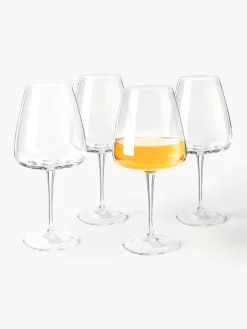 Copas De Vino|Vajillas Completas></noscript>Westwing Collection Copas de vino blanco sopladas Ellery, 4 uds. Transparente