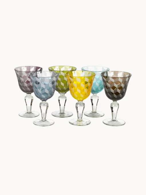 Copas De Vino|Vajillas Completas>POLSPOTTEN Copas de vino Blocks, 6 uds.