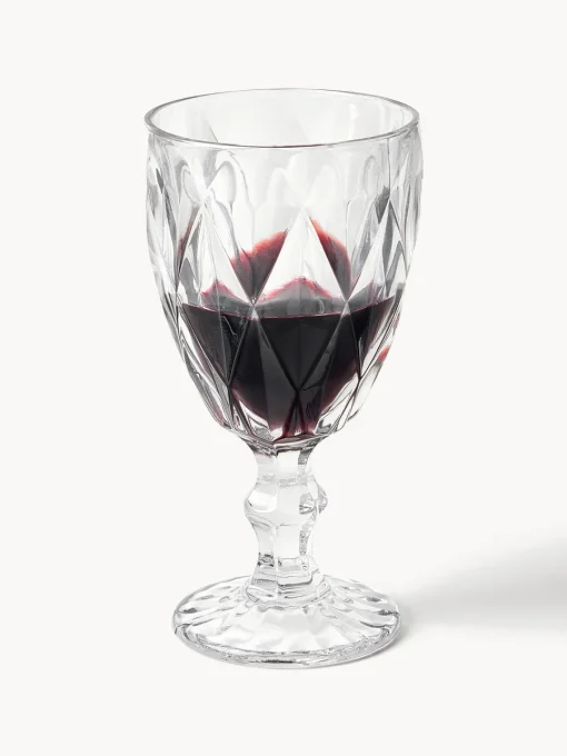 Copas De Vino|Vajillas Completas>Westwing Collection Copas de vino con patrón texturizado Colorado, 4 uds. Transparente