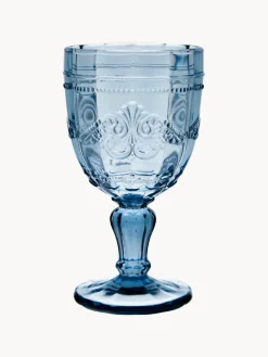 Copas De Vino|Vajillas Completas></noscript>Villa D'Este Home Tivoli Copas de vino con relieves Syrah, 6 uds.