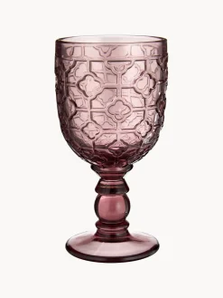 Copas De Vino|Vajillas Completas></noscript>Villa D'Este Home Tivoli Copas de vino con relieves Geometrie, 6 uds.