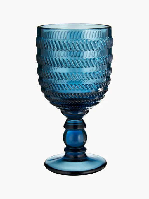 Copas De Vino|Vajillas Completas>Villa D'Este Home Tivoli Copas de vino con relieves Geometrie, 6 uds.