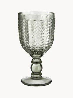 Copas De Vino|Vajillas Completas></noscript>Villa D'Este Home Tivoli Copas de vino con relieves Geometrie, 6 uds.