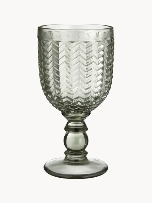 Copas De Vino|Vajillas Completas>Villa D'Este Home Tivoli Copas de vino con relieves Geometrie, 6 uds.