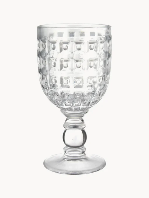 Copas De Vino|Vajillas Completas>Villa D'Este Home Tivoli Copas de vino con relieves Geometrie, 6 uds.