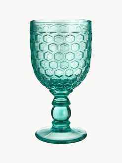 Copas De Vino|Vajillas Completas></noscript>Villa D'Este Home Tivoli Copas de vino con relieves Geometrie, 6 uds.