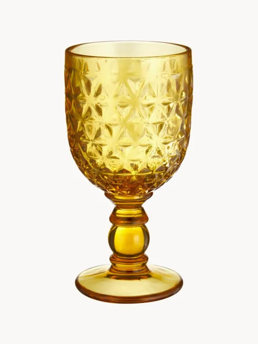 Copas De Vino|Vajillas Completas>Villa D'Este Home Tivoli Copas de vino con relieves Geometrie, 6 uds.