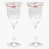 New Copas de vino de cristal Bistro, 2 uds. Copas De Vino|Vajillas Completas