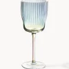 Copas De Vino|Vajillas Completas>Westwing Collection Copas de vino sopladas con relieve y brillo nacarino Juno, 4 uds.