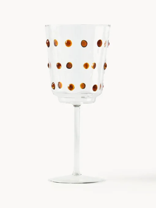 Copas de vino sopladas de vidrio borosilicato Nob, 2 uds. Copas De Vino|Vajillas Completas
