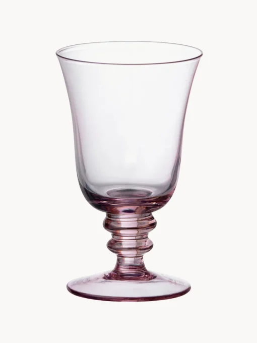 Copas De Vino|Vajillas Completas>Bungalow Copas de vino sopladas Leopold, 2 uds. Lavanda transparente
