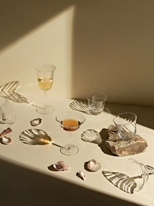 Copas De Vino|Vajillas Completas>Westwing Collection Copas de vino sopladas Swirl, 4 uds.