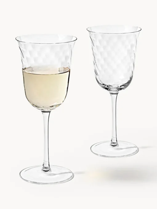 Copas De Vino|Vajillas Completas>Westwing Collection Copas de vino sopladas Swirl, 4 uds.