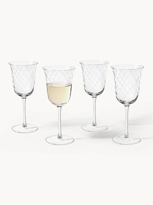 Copas De Vino|Vajillas Completas>Westwing Collection Copas de vino sopladas Swirl, 4 uds.