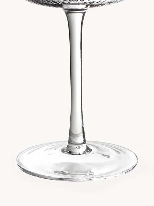 Copas De Vino|Vajillas Completas>Westwing Collection Copas de vino tinto artesanales con relieves Cami, 4 uds.