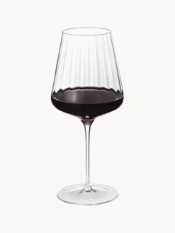 Sale Copas de vino tinto de cristal con relieves Bernadotte, 6 uds. Copas De Vino|Menaje De Mesa