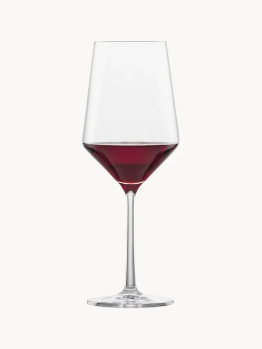 New Copas de vino tinto de cristal Pure, 2 uds. Copas De Vino|Vajillas Completas