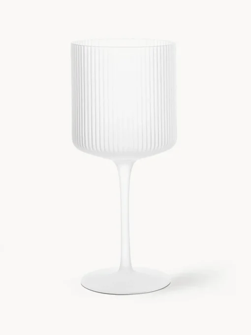 Best Copas de vino tinto sopladas con relieve Ripple, 2 uds. Copas De Vino|Vajillas Completas