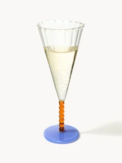 Copas De Champagne|Vajillas Completas></noscript>&k Amsterdam Copas flauta de champán artesanal Perle, 2 uds.