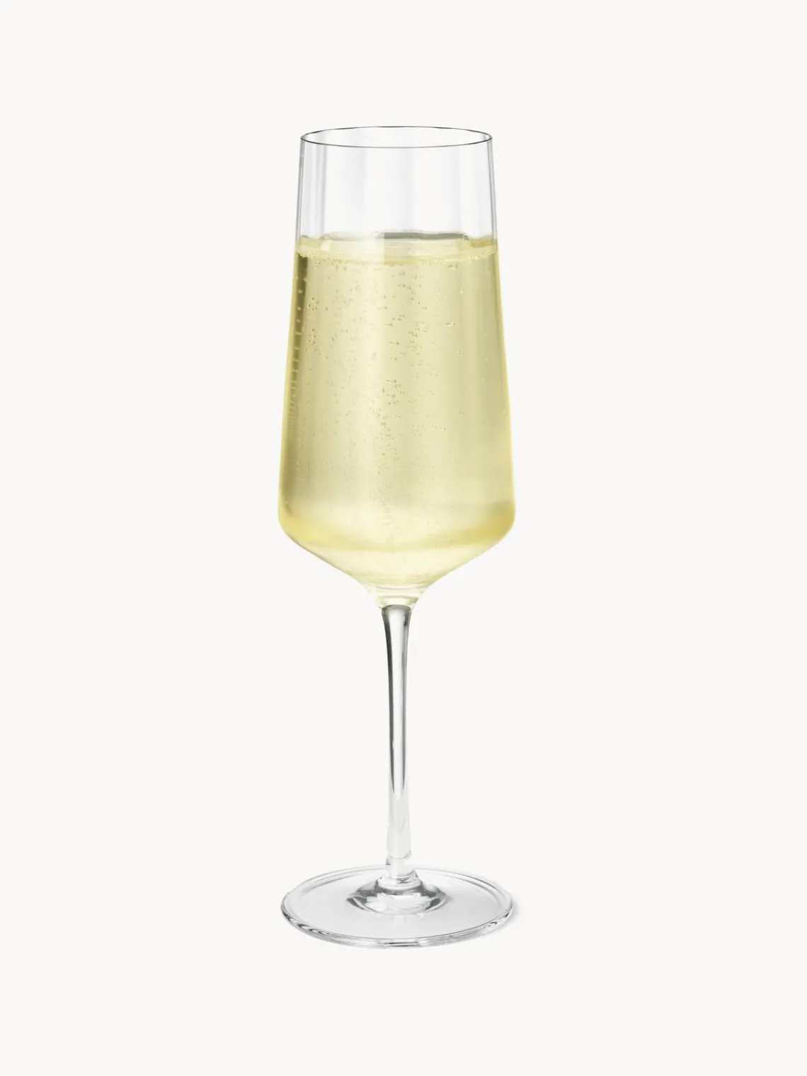 Copas De Champagne|Vajillas Completas>GEORG JENSEN Copas flauta de champán de cristal con relieves Bernadotte, 6 uds.