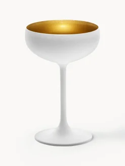Discount Copas pompadour de champán de cristal Elements, 6 uds. Copas De Champagne|Vajillas Completas