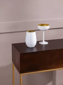 Discount Copas pompadour de champán de cristal Elements, 6 uds. Copas De Champagne|Vajillas Completas