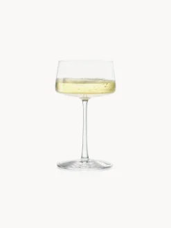 New Copas pompadour de champán de cristal Power, 6 uds. Copas De Champagne|Vajillas Completas