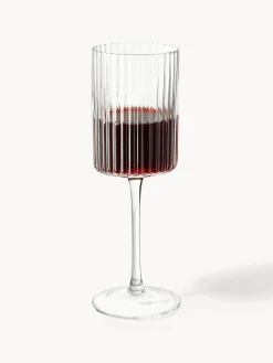 Menaje De Mesa></noscript>Westwing Collection Copos de vino soplados Aleo, 4 uds. Transparente