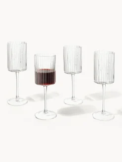 Menaje De Mesa></noscript>Westwing Collection Copos de vino soplados Aleo, 4 uds. Transparente