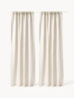 Online Cortina semitransparente con dobladillo Harmony, 2 uds. Cortinas Y Visillos|Mantas