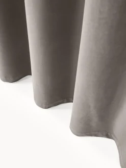 Cortinas Y Visillos|Mantas></noscript>Westwing Collection Cortinas de terciopelo oscuras con ojales Rush, 2 uds. Gris
