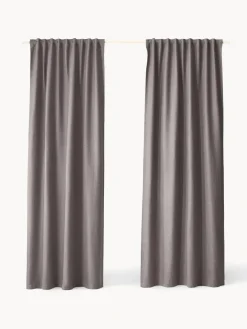 Discount Cortinas opacas con multibanda Jensen, 2 uds. Cortinas Y Visillos|Mantas