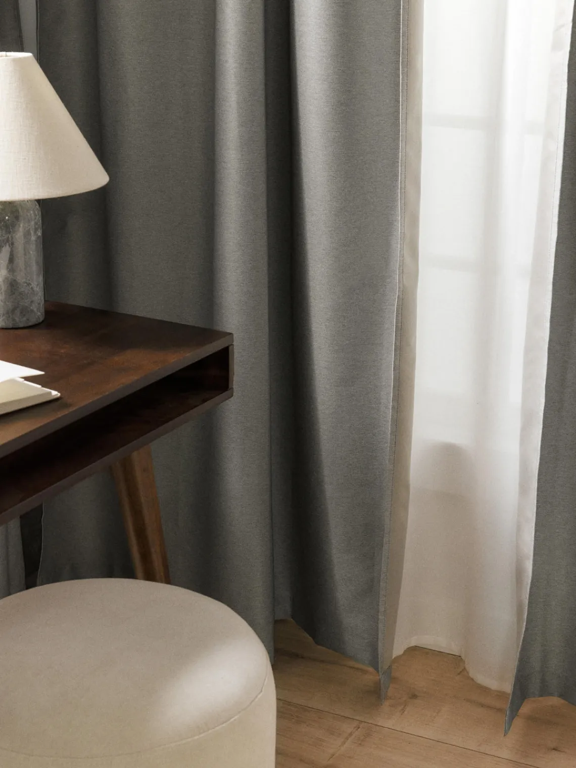 Cortinas opacas con multibanda Asher, 2 uds. Cortinas Y Visillos|Mantas