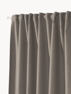Cortinas Y Visillos|Mantas></noscript>Westwing Collection Cortinas opacas con multibanda Asher, 2 uds. Taupe