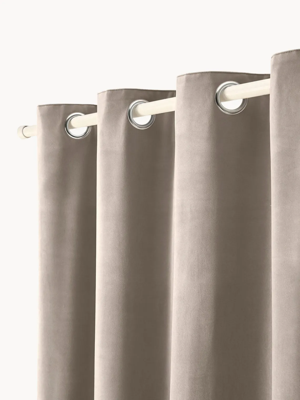 Sale Cortinas oscurecedoras de terciopelo con ojales Rush, 2 uds. Cortinas Y Visillos|Mantas