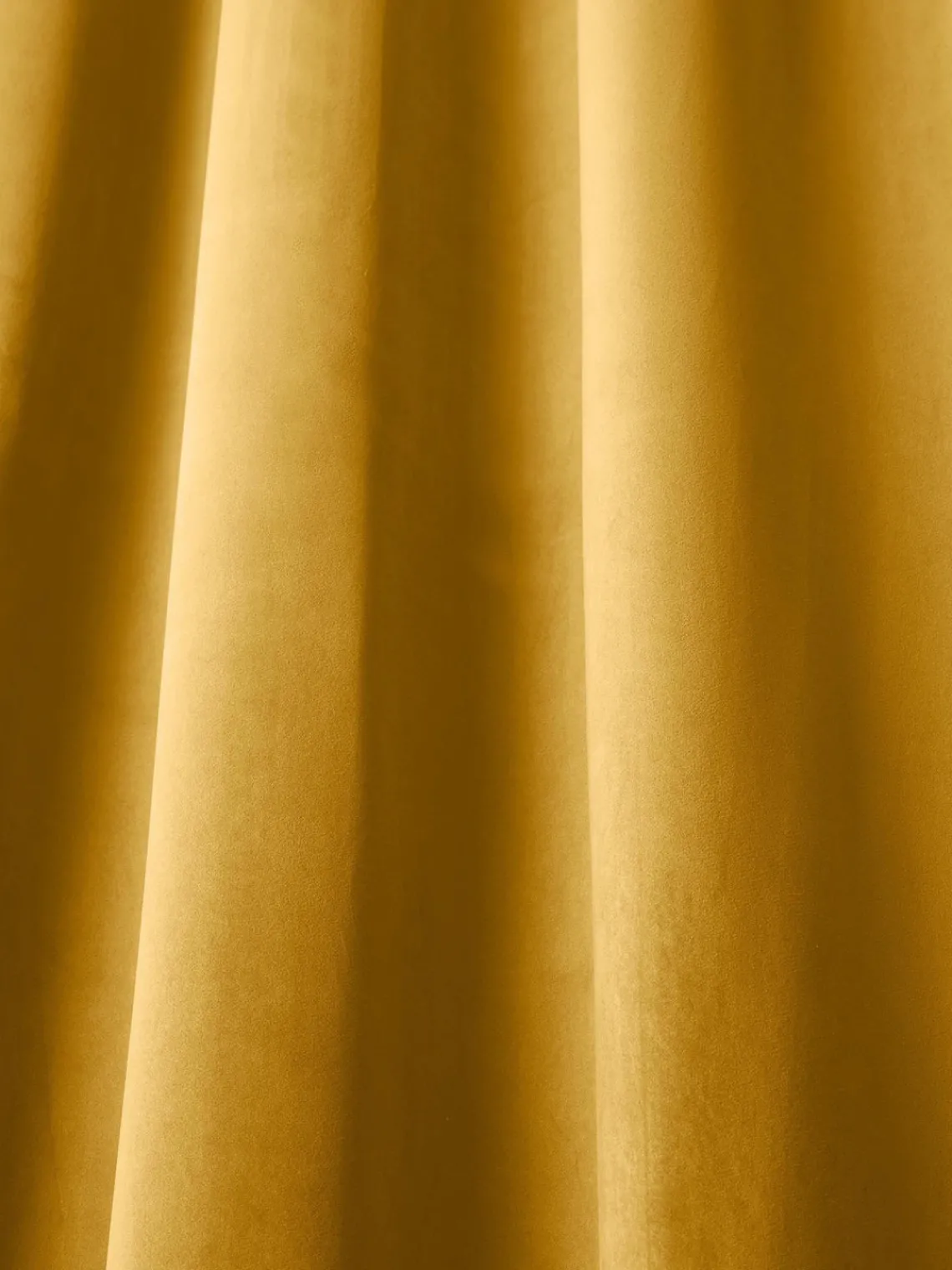 Cortinas Y Visillos|Mantas>Westwing Collection Cortinas oscurecedoras de terciopelo con ojales Rush, 2 uds. Amarillo