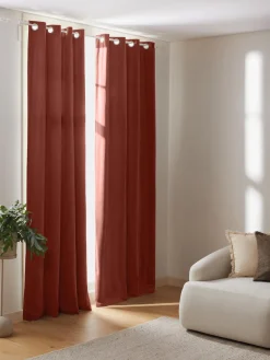 Sale Cortinas oscurecedoras de terciopelo con ojales Rush, 2 uds. Cortinas Y Visillos|Mantas