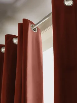 Sale Cortinas oscurecedoras de terciopelo con ojales Rush, 2 uds. Cortinas Y Visillos|Mantas