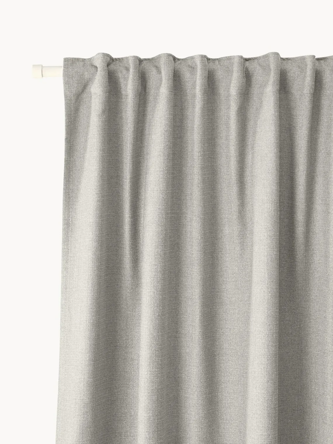Cortinas Y Visillos|Mantas>Westwing Collection Cortinas semiopacas con multibanda Jensen, 2 uds. Gris claro