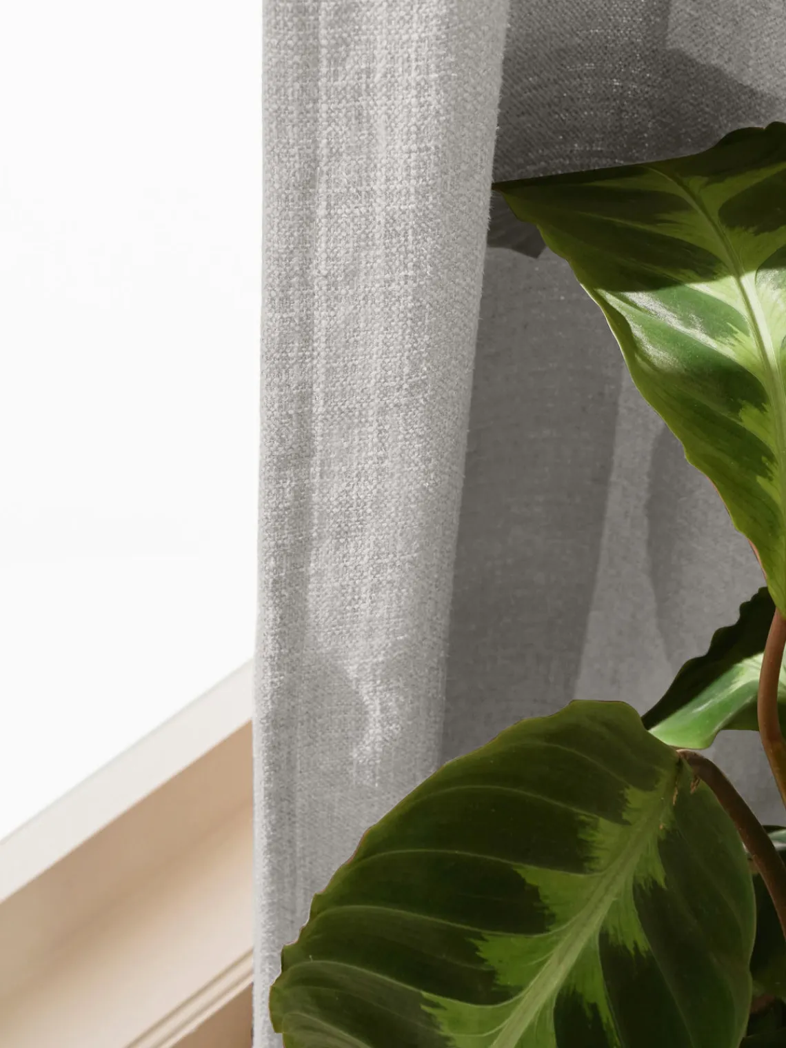 Cortinas Y Visillos|Mantas>Westwing Collection Cortinas semiopacas con multibanda Jensen, 2 uds. Gris claro