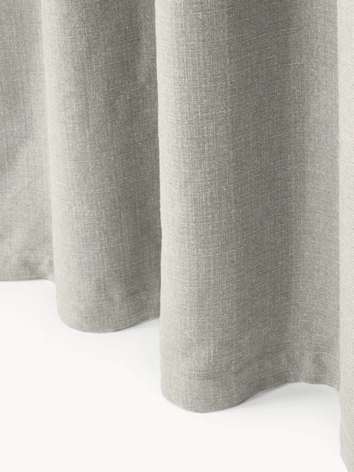 Cortinas Y Visillos|Mantas>Westwing Collection Cortinas semiopacas con multibanda Jensen, 2 uds. Gris claro