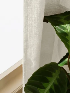 Cortinas Y Visillos|Mantas>Westwing Collection Cortinas semiopacas con multibanda Jensen, 2 uds. Beige claro